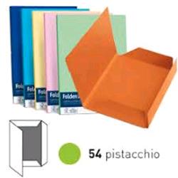 CARTOTECNICA FAVINI LUCE EACQUA CARTELLINE 3 LEMBI IN CARTONCINO 245X345MM COL.PISTACCHIO CONF 25 Pz.