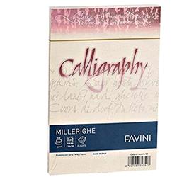 CARTOTECNICA FAVINI MILLERIGHE 25 BUSTE 12X18 100 GR COLORE AVORIO