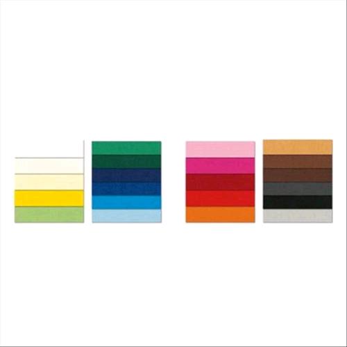 CARTOTECNICA FAVINI PRISMA COLOR 220 CARTONCINI COLORATI 70X100 CM 220 GR BIANCO CONF 10 Pz.