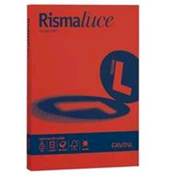 CARTOTECNICA FAVINI RISMA LUCE CARTA A4 50 FOGLI 200 GR COL. ROSSO SCARLATTO 61