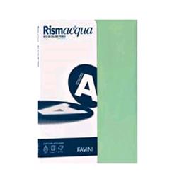 CARTOTECNICA FAVINI RISMACQUA CARTA A4 100 FOGLI 90 GR COL. VERDE CHIARO 09
