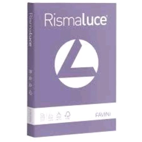CARTOTECNICA FAVINI RISMALUCE RISMA DA 125 FOGLI 200 GR 21 X 29.7 CM A4 VIOLETTO