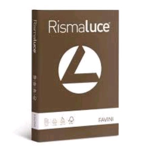 CARTOTECNICA FAVINI RISMALUCE RISMA DA 125FOGLI 200 GR 29.7 X 42 CM A3 MARRONE