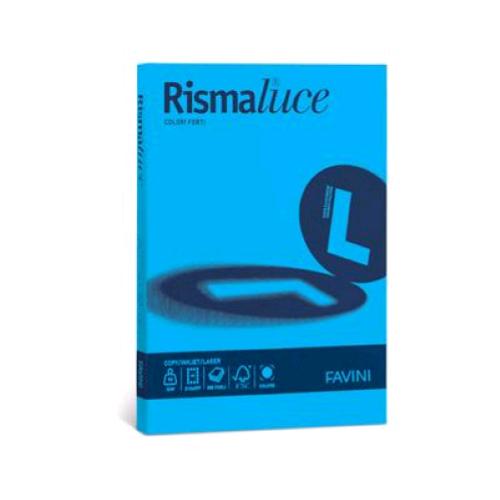 CARTOTECNICA FAVINI RISMALUCE RISMA DA 200 FOGLI 140 GR 29.7 X 42 CM A3 AZZURRO