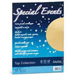 CARTOTECNICA FAVINI SPECIAL EVENTS 20 FOGLI 120 GR A4 COLORE ORO