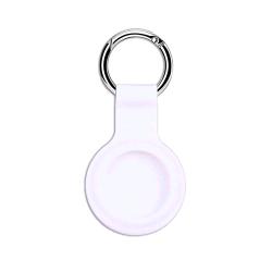 CELLY APPLE AIRTAG SILICONE CASE CUSTODIA IN MORBIDO SILICONE CON PORTACHIAVI BIANCO