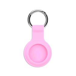 CELLY APPLE AIRTAG SILICONE CASE CUSTODIA IN MORBIDO SILICONE CON PORTACHIAVI ROSA