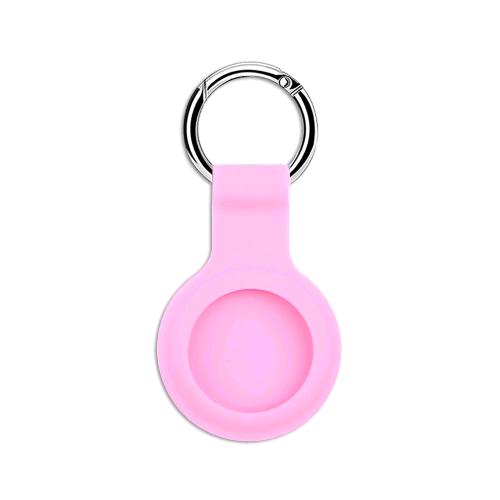 CELLY APPLE AIRTAG SILICONE CASE CUSTODIA IN MORBIDO SILICONE CON PORTACHIAVI ROSA