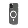 CELLY APPLE iPHONE 13 MINI GELSKINMAG COVER IN TPU + POLICARBONATO CON MODULO MAGNETICO CIRCOLARE INTEGRATO COMPATIBILE CON RICARICA WIRELESS MAGNETICA TRASPARENTE