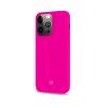 CELLY APPLE iPHONE 13 PRO CROMO COVER IN TPU CON RIVESTIMENTO IN SILICONE E FINITURA SOFT TOUCH ROSA FLUO