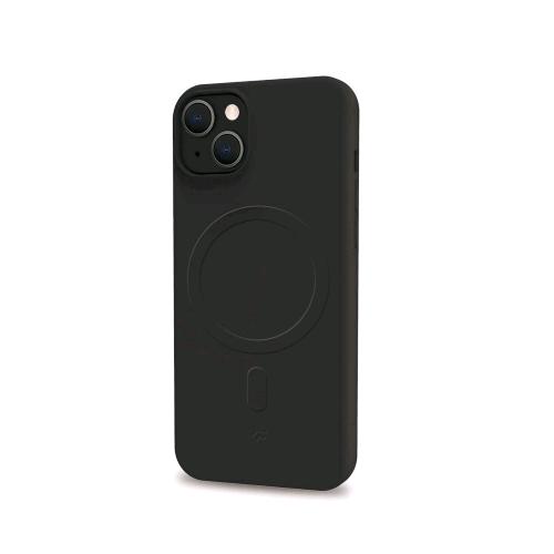 CELLY APPLE iPHONE 15 COVER IN MORBIDO TPU Magsafe NERO