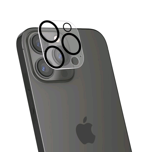 CELLY APPLE iPHONE 15 PRO / 15 PRO MAX CAMERALENS PROTEZIONE PER FOTOCAMERE IN VETRO TEMPERATO TRASPARENTE