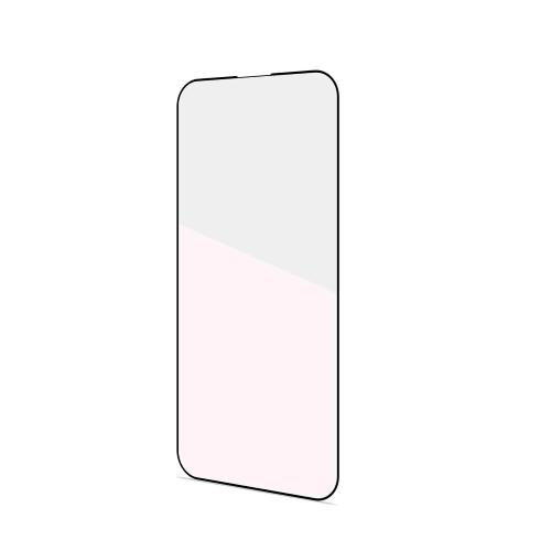 CELLY APPLE iPHONE 15 PRO FULL GLASS PROTEGGI SCHERMO IN VETRO TEMPERATO TRASPARENTE BORDO COLORATO NERO
