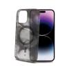 CELLY APPLE iPHONE 15 PRO MAX COVER IN TPU + POLICARBONATO COMPATIBILE CON MAGSAFE NERO TRASPARENTE