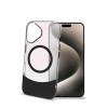 CELLY APPLE iPHONE 16 COVER IN TPU MagSafe TRASPARENTE PARTE INFERIORE IN MATERIALE SOFT-TOUCH REMOVIBILE NERO