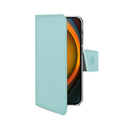 CELLY APPLE iPHONE 16 CUSTODIA A PORTAFOGLIO CON CHIUSURA ORIZZONTALE FLAP MAGNETICO TASCHE INTERNE PORTADOCUMENTI FUNZIONE STAND VERDE