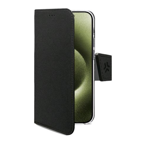CELLY APPLE iPHONE 16 CUSTODIA A PORTAFOGLIO IN SIMILPELLE BLACK
