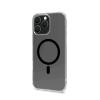 CELLY APPLE iPHONE 16 PRO MAX COVER IN MORBIDO TPU TRASPARENTE COMPATIBILE MagSave MODULO MAGNETICO CIRCOLARE NERO