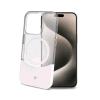 CELLY APPLE iPHONE 16 PRO MAX COVER IN TPU MagSafe TRASPARENTE PARTE INFERIORE IN MATERIALE SOFT-TOUCH REMOVIBILE BIANCO