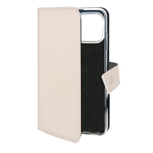 CELLY APPLE iPHONE 16 PRO MAX CUSTODIA A PORTAFOGLIO CON CHIUSURA ORIZZONTALE FLAP MAGNETICO TASCHE INTERNE PORTADOCUMENTI FUNZIONE STAND BEIGE