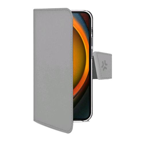 CELLY APPLE iPHONE 16 PRO MAX CUSTODIA A PORTAFOGLIO CON CHIUSURA ORIZZONTALE FLAP MAGNETICO TASCHE INTERNE PORTADOCUMENTI FUNZIONE STAND GRIGIO