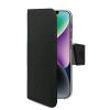 CELLY APPLE iPHONE 16e CUSTODIA A PORTAFOGLIO IN SIMILPELLE CHIUSURA CON FLAP MAGNETICO TASCHINE INTERNE PORTADOCUMENTI NERO