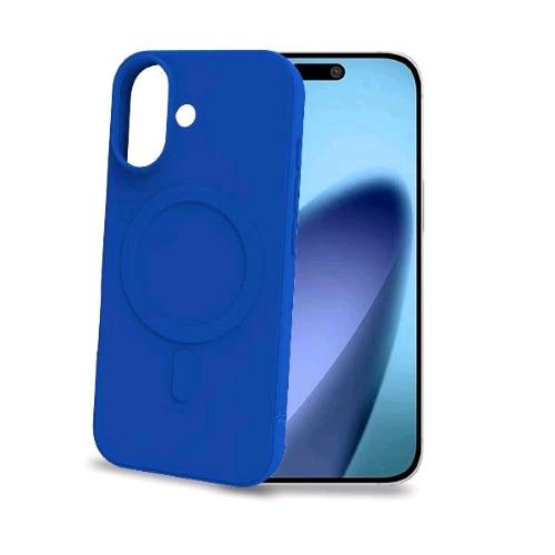 CELLY APPLE iPHONE 17 COVER IN MORBIDO TPU MAGSAFE COMPATIBILE CON RICARICA WIRELESS MAGNETICA BLU