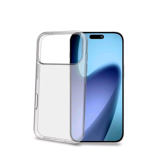 CELLY APPLE iPHONE 17 PRO COVER IN MORBIDO TPU ANTI-SHOCK TRASPARENTE