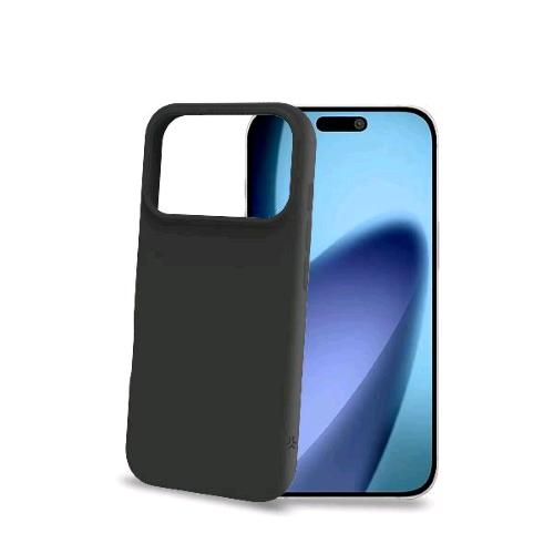 CELLY APPLE iPHONE 17 PRO COVER IN MORBIDO TPU CON FINITURA SOFT TOUCH NERO