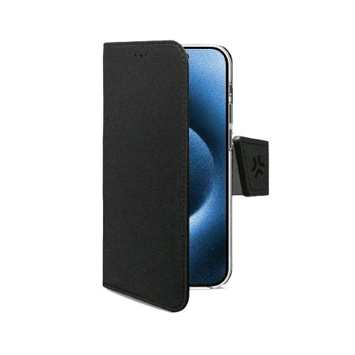 CELLY APPLE iPHONE 17 PRO MAX CUSTODIA Magsafe A LIBRO IN SIMILPELLE CON CHIUSURA FLAP MAGNETICO TASCHINE INTERNE PORTADOCUMENTI E FUNZIONE STAND NERO