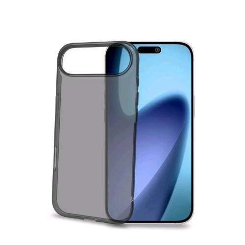CELLY APPLE iPHONE AIR COVER IN MORBIDO TPU ANTI-SHOCK TRASPARENTE NERO