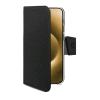 CELLY APPLE iPHONE AIR CUSTODIA A LIBRO IN SIMILPELLE CON CHIUSURA FLAP MAGNETICO TASCHINE INTERNE PORTADOCUMENTI E FUNZIONE STAND NERO