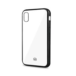 CELLY APPLE iPHONE XR COVER IN TPU CON BORDI EFFETTO OPACO TRASPARENTE NERO