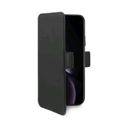 CELLY APPLE iPHONE XR CUSTODIA AD AGENDA CON FINITURA SOFT TOUCH ED EFFETTO OPACO FLAP MAGNETICO NERO