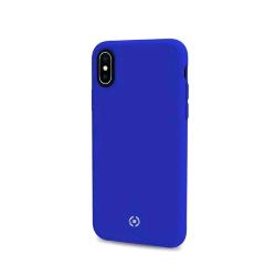 CELLY APPLE iPHONE XS MAX COVER IN SILICONE LIQUIDO CON FINITURA SOFT-TOUCH BLU