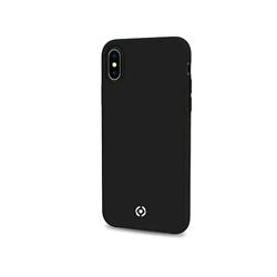 CELLY APPLE iPHONE XS MAX COVER IN SILICONE SOFT-TOUCH COLORE NERO