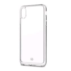 CELLY APPLE iPHONE XS MAX COVER IN TPU E POLICARBONATO CON EXTRA-PROTEZIONE AGLI ANGOLI TRASPARENTE