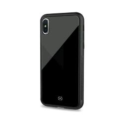CELLY APPLE iPHONE XS/X CUSTODIA IN TPU + VETRO TEMPERATO NERO