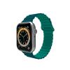 CELLY APPLE WATCH CINTURINO IN SILICONE SAGOMATO CON AGGANCIO MAGNETICO E FIBBIA COMPATIBILE CON APPLE WATCH 42/44/45 mm VERDE