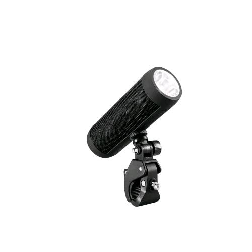 CELLY BIKE SPEAKER WIRELESS / SD TORCIA E POWERBANK CON PINZA PER AGGANCIO AL MANUBRIO NERO