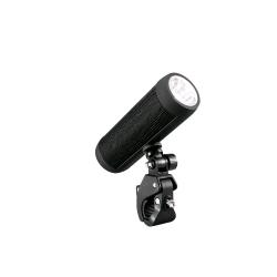 CELLY BIKE SPEAKER WIRELESS / SD TORCIA E POWERBANK CON PINZA PER AGGANCIO AL MANUBRIO NERO