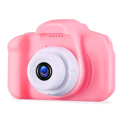CELLY CAMERA FOR KIDS 3 FOTOCAMERA PER BAMBINI 3MPx REGISTRAZIONE VIDEO FINO A 3 MINUTI MICROFONO INTEGRATO PINK