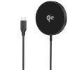 CELLY CARICABATTERIE WIRELESS/SENZA FILI MAGNETICO MagSafe Qi2 15 W CON CAVO USB-C INTEGRATO NERO