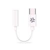 CELLY CAVO ADATTATORE DA USB-C MASCHIO A JACK 3.5mm FEMMINA BIANCO