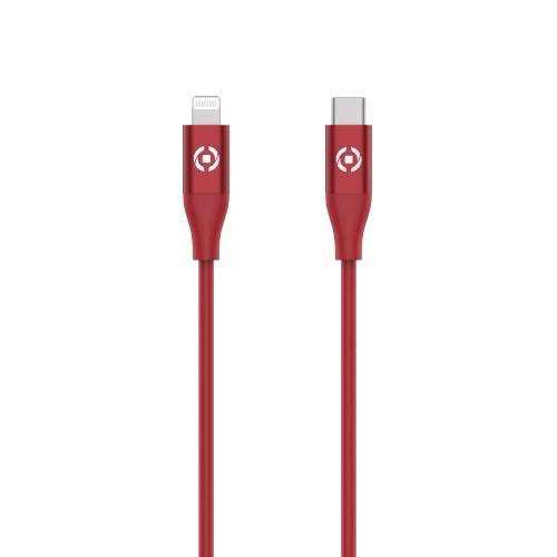 CELLY CAVO DA USB-C A LIGHTNING POWER DELIVERY 60 W 1.5 MT RED