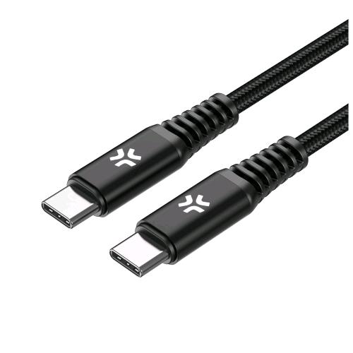 CELLY CAVO DI RICARICA POWER DELIVERY USB-C MASCHIO/MASCHIO 100 W 2 MT NERO