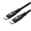 CELLY CAVO DI RICARICA POWER DELIVERY USB-C MASCHIO/MASCHIO 100 W 2 MT NERO