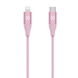 CELLY CAVO POWER DELIVERY USB-C A LIGHTNING FINO A 60W 1.5MT PINK