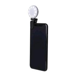 CELLY CLICKLIGHT SELFIE FLASH LIGHT LED FLASH AGGIUNTIVA UNIVERSALE PER SMARTPHONE E TABLET BLACK