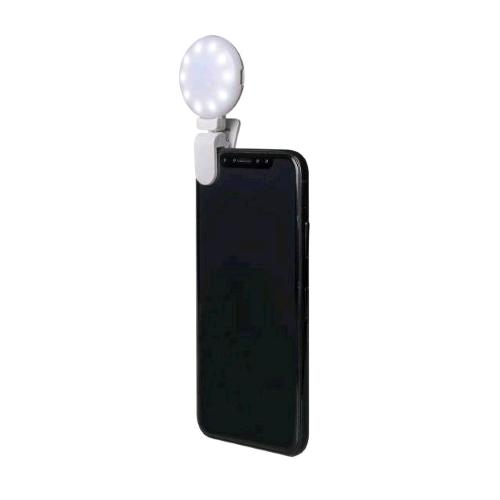 CELLY CLICKLIGHT SELFIE FLASH LIGHT LED FLASH AGGIUNTIVA UNIVERSALE PER SMARTPHONE E TABLET WHITE